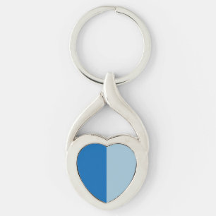 Llavero Limonada azul eléctrico y duo tono aquamarina