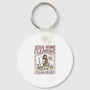 Llavero Limpieza del Hogar de Jesús Limpia el Corazón Limp