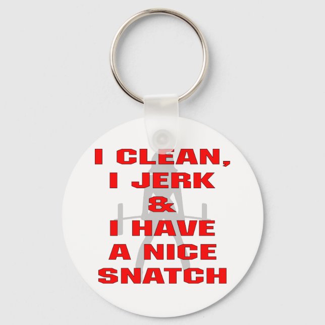 Llavero Limpio I Jerk Y Tengo Una Bonita Rata (Anverso)