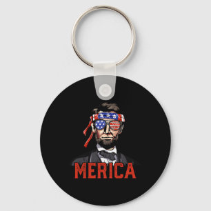 Llavero Lincoln 4 De Julio Merica Abe Hombres Mujeres Amer