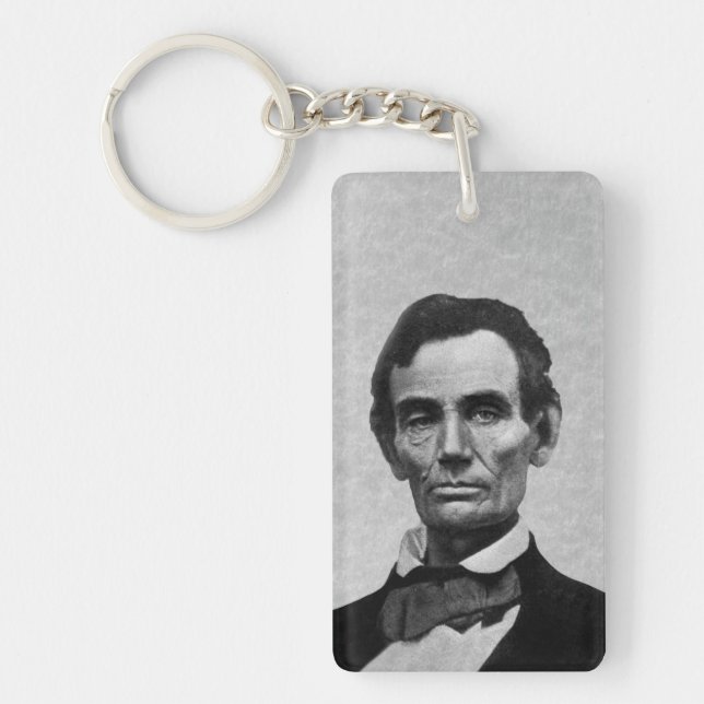 Llavero Lincoln Illinois Capitol Bicentenario (Frente)