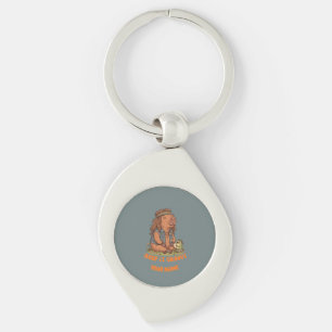 Llavero Linda Capybara Personalizada Retro Mantén Groovy