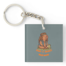 Linda Capybara Personalizada Retro Mantén Groovy