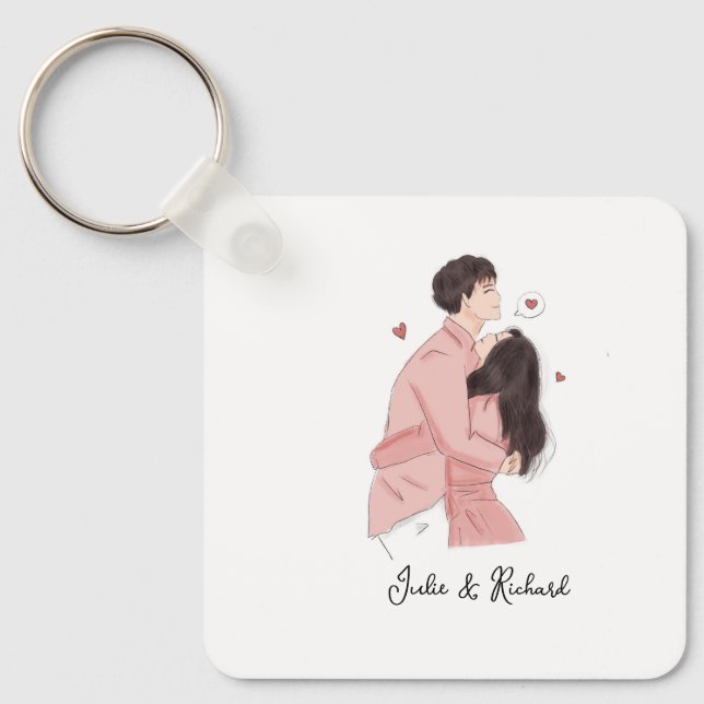 Llavero linda pareja (Anverso)