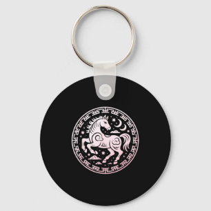 Llavero Lindo 2026 Año del Caballo Lunar Chica Zodiaco Dra