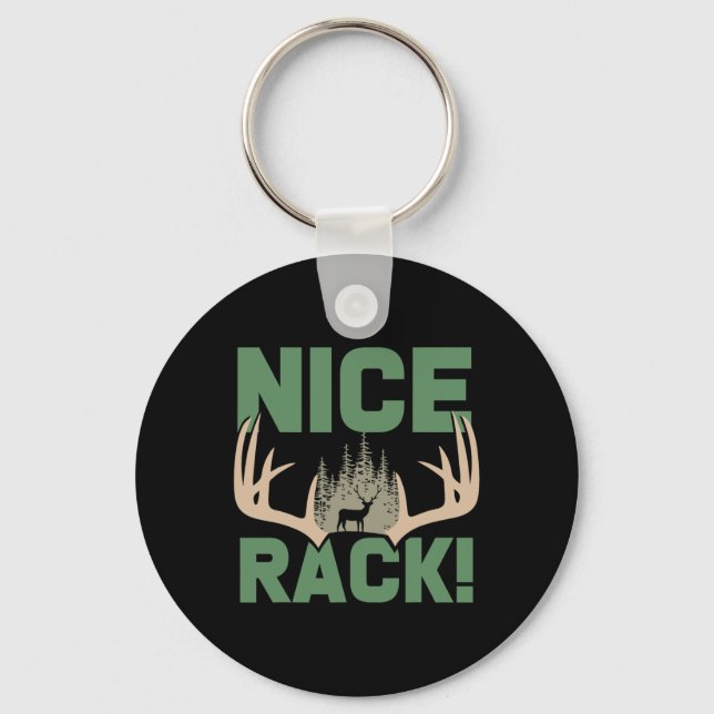 Llavero Lindo antlers de cremallera venganza cacería humor (Anverso)