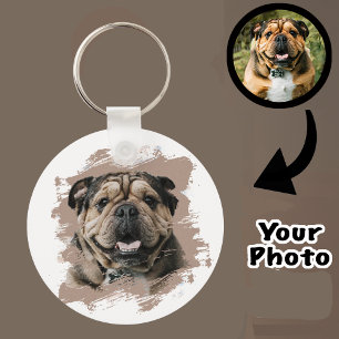 Llavero Lindo Bulldog Único o Tu Foto Grunge Perra Mamá  