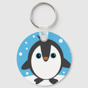 Llavero lindo del pingüino