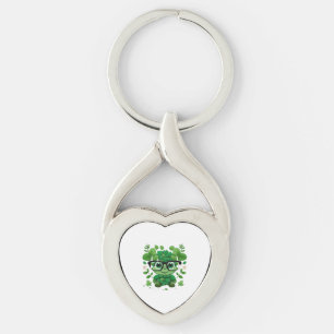 Llavero lindo día de los Patrones lindo shamrock donde gaf