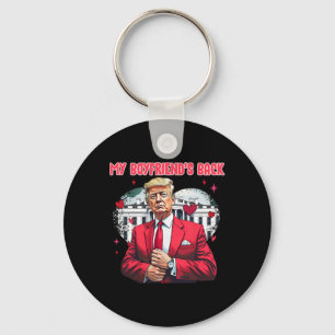 Llavero Lindo Divertido Trump San Valentín Ck Blanco de Mi