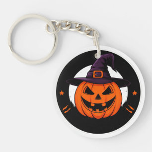 Llavero Lindo Jack O Lantern Bruja Calabaza 🎃