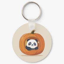 Lindo Panda de Calabaza de Halloween