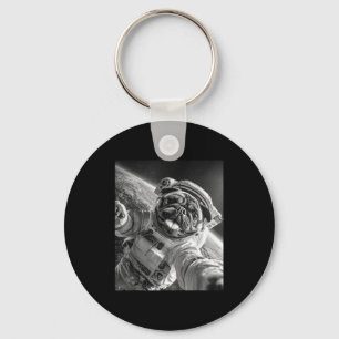 Llavero Lindo Pug Astronauta Espacial Selfie Cósmico Perro