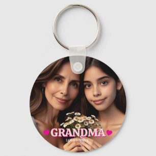 Llavero Lindo regalo personalizado con foto para abuela y