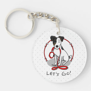 Llavero Lindo ¡Vamos! Jack Russell Terrier (tri-color 1)