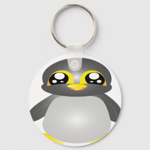 Llavero lindo y divertido animal pingüino