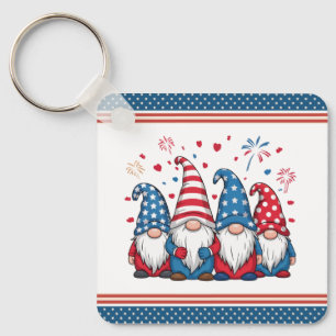 Llavero Lindos Gnomos Americanos de Dibujos Animados de EE