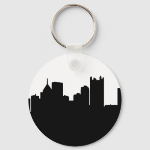 Llavero Línea aérea de Pittsburgh City Skyline