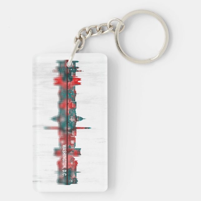 Llavero Línea aérea de Washington D.C. USA (Atrás)