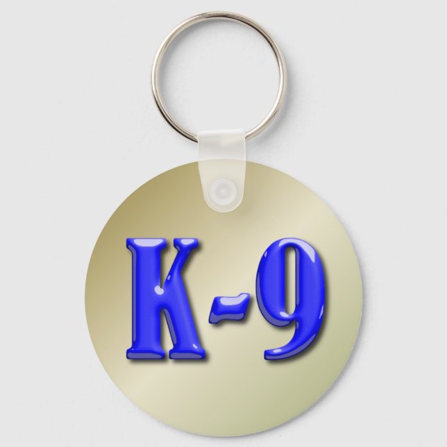 Llavero Línea Azul delgada (Anverso)