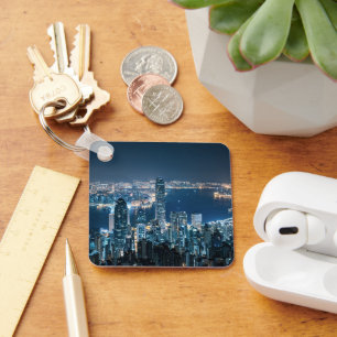 Llavero Línea costera Isla de Hong Kong, Asia