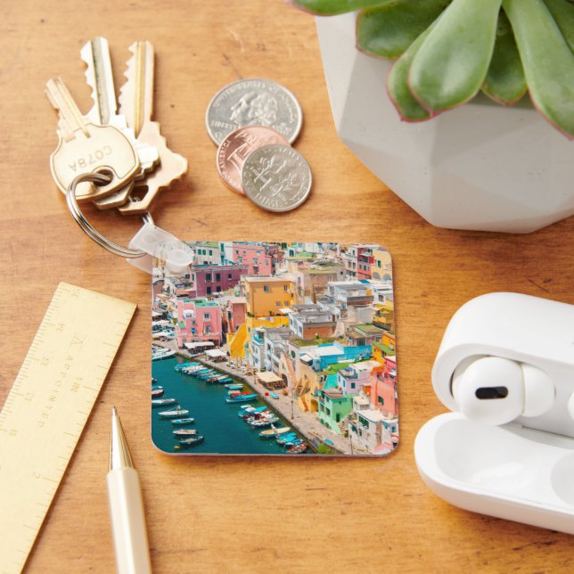 Llavero Línea costera | Nápoles Italia (Escritorio )