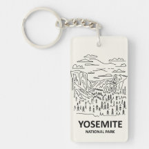 Línea de arte del Parque Nacional Yosemite