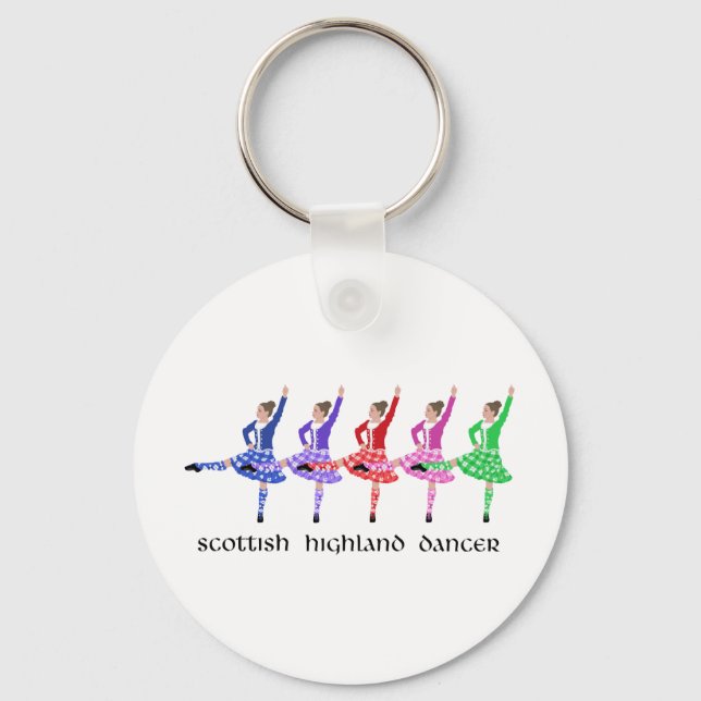 Llavero Línea de baile de las Highlands escocesas (Anverso)