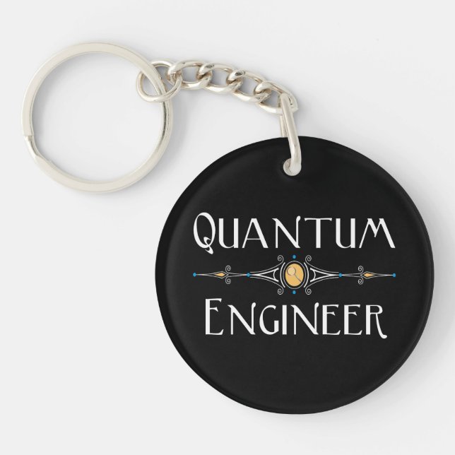 Llavero Línea de Ingeniería Quantum (Frente)