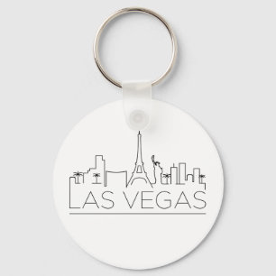 Llavero Línea estilizada de Las Vegas