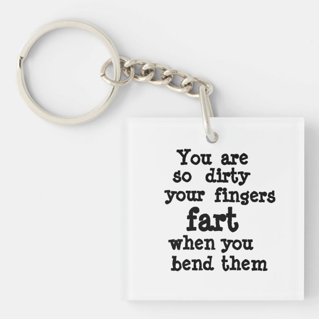 Llavero Línea Farty Fingers (Frente)