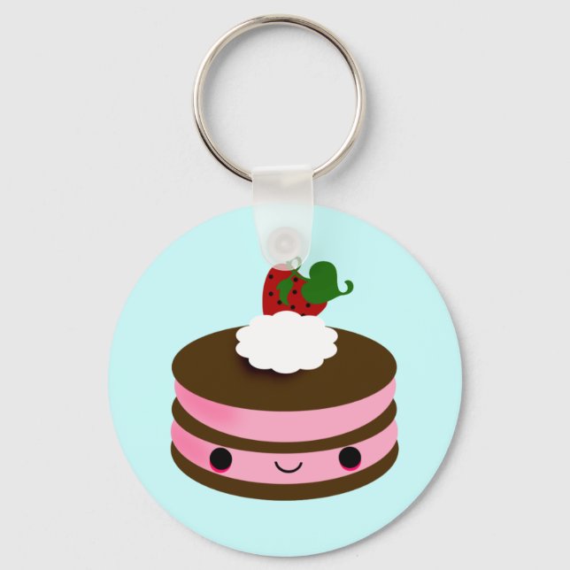 Llavero Línea tabú de pasteles de Japón - rosa (Anverso)