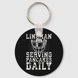 Llavero Lineman Sirve Pancakes Daily Football Lineman