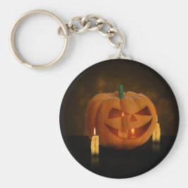 Llavero Linterna de calabaza de Halloween con velas