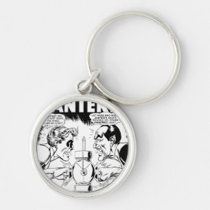 Llavero Linterna verde contra Sinestro, blanco y negro