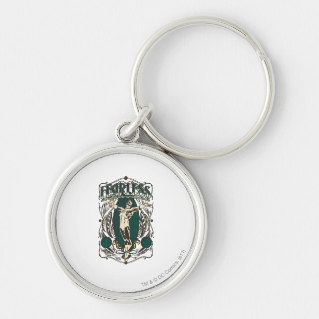 Llavero Linterna verde - Poster "intrépido" (Frente)