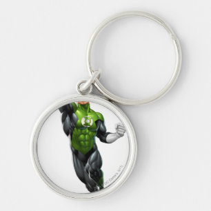 Llavero Linterna verde - rendida completamente, volando