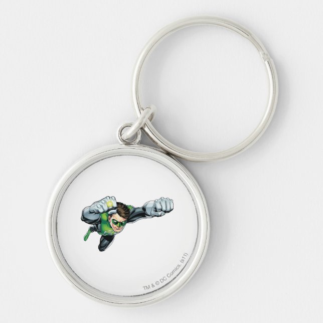 Llavero Linterna verde - totalmente representada, volando  (Frente)