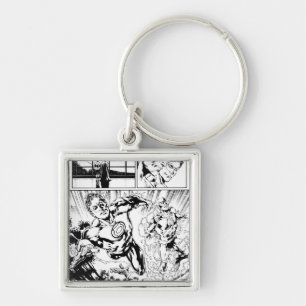 Llavero Linterna verde y el panel de destello 2