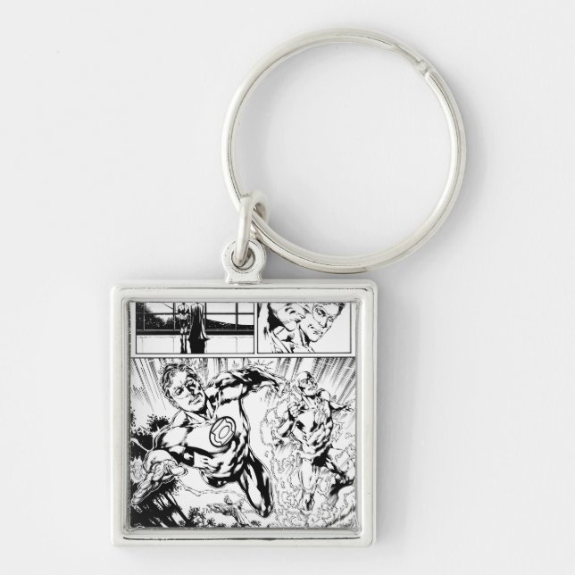 Llavero Linterna verde y el panel flash 2 (Frente)