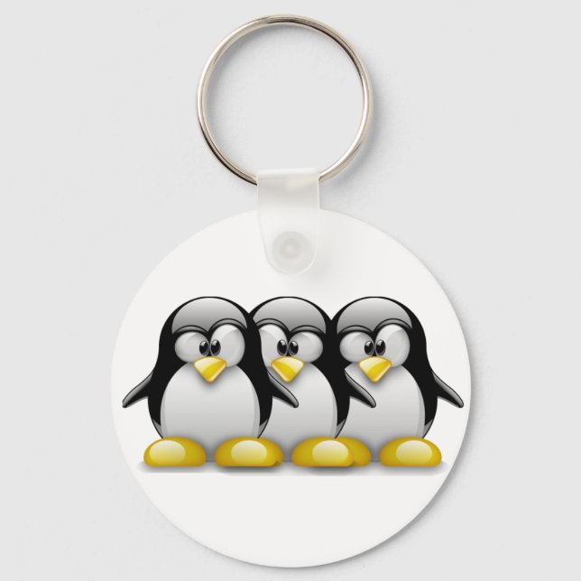 LLAVERO LINUX TUX BROTHERS (Anverso)