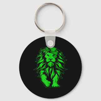Llavero Lion Green Bandana Mental Health Awareness Survivo
