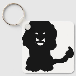 Llavero Lion Keychain – Bold Crest Silhouette Symbol