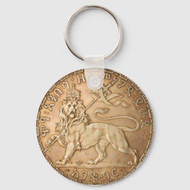 Llavero Lion of Judah Rasta Reggae Roots Jah Rastafari  (Anverso)