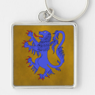 Llavero Lion Rampant Azure