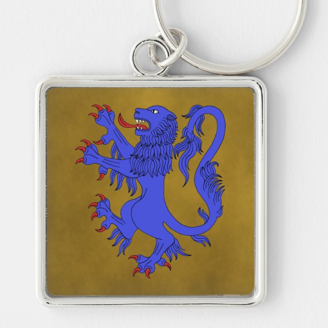 Llavero Lion Rampant Azure (Frente)