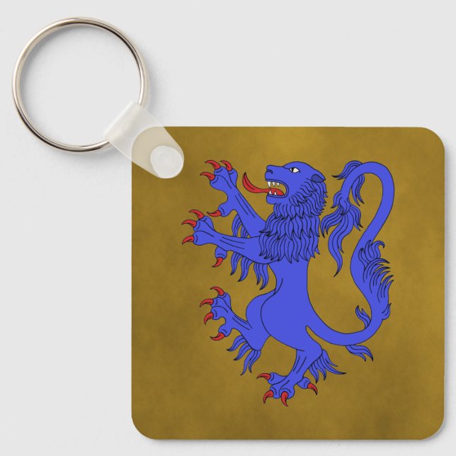 Llavero Lion Rampant Azure (Anverso)