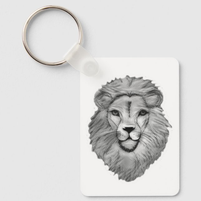 Llavero  Lion's Head Mens Keyring Keychain (Anverso)