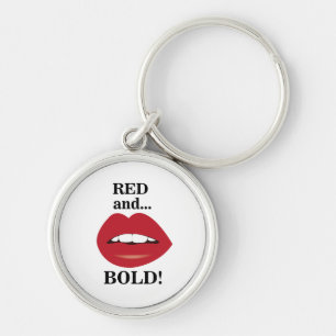 Llavero Lips Red and Bold Lips