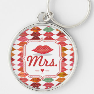 Llavero Lips Sra Hipster Vintage Retro Bride